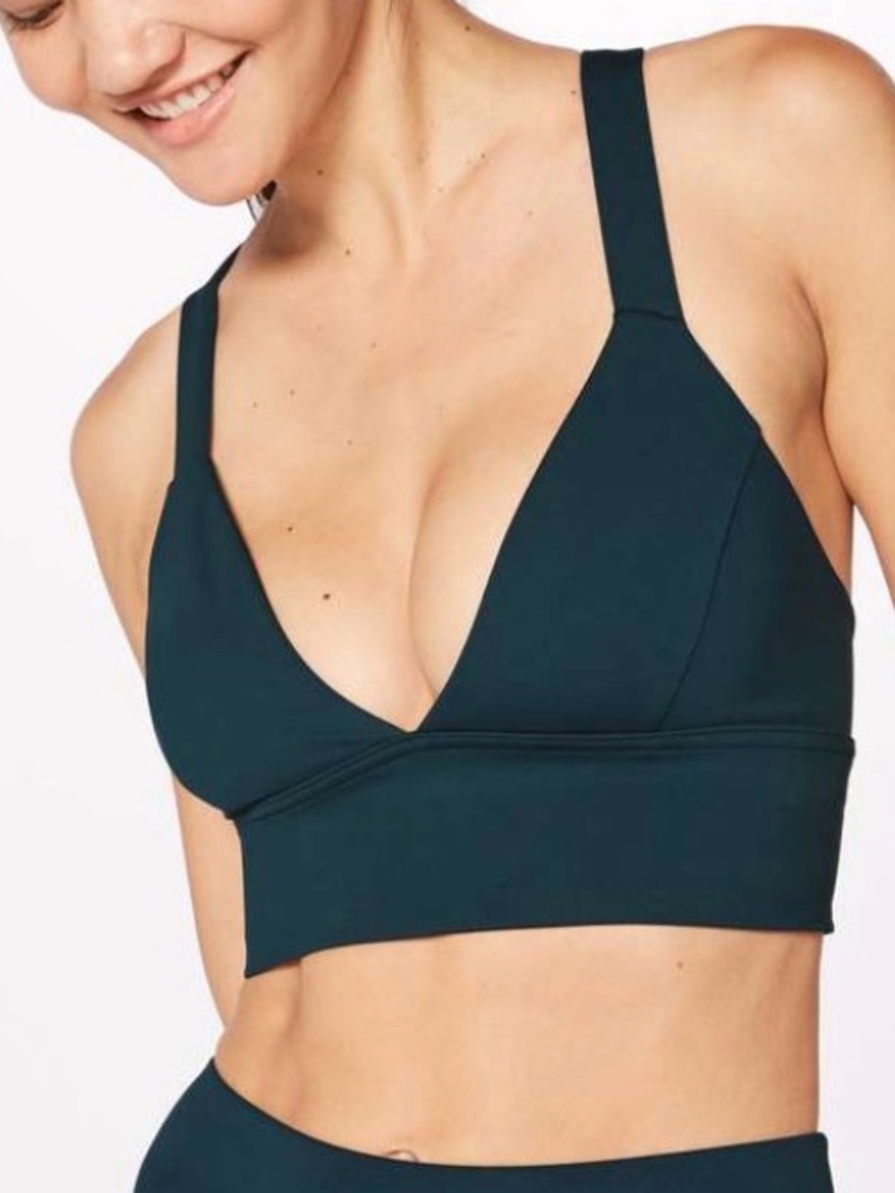 Lululemon Sweat Your Heart Out Bra Black Size 10 - Yoga & Low Impact